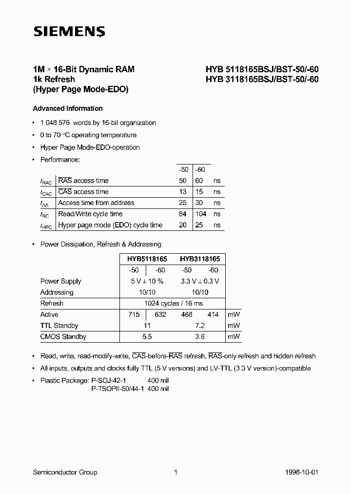 HYB3118165BST-50_2741540.PDF Datasheet