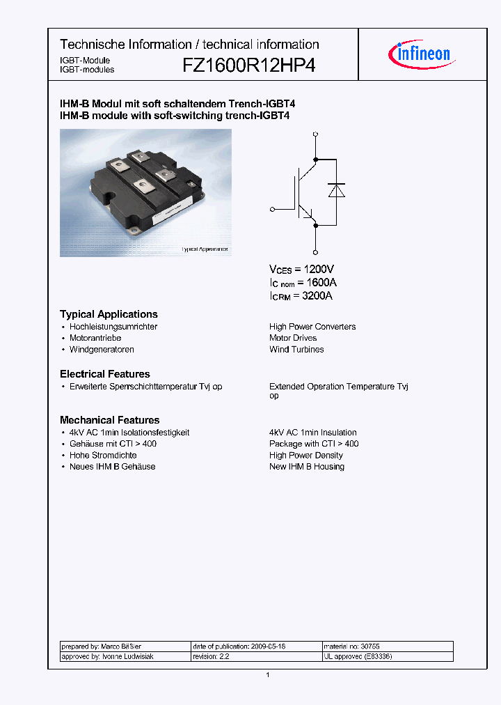 FZ1600R12HP4_2746576.PDF Datasheet