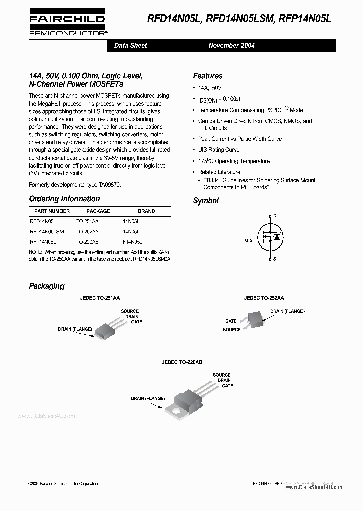 D14N05L_2747460.PDF Datasheet