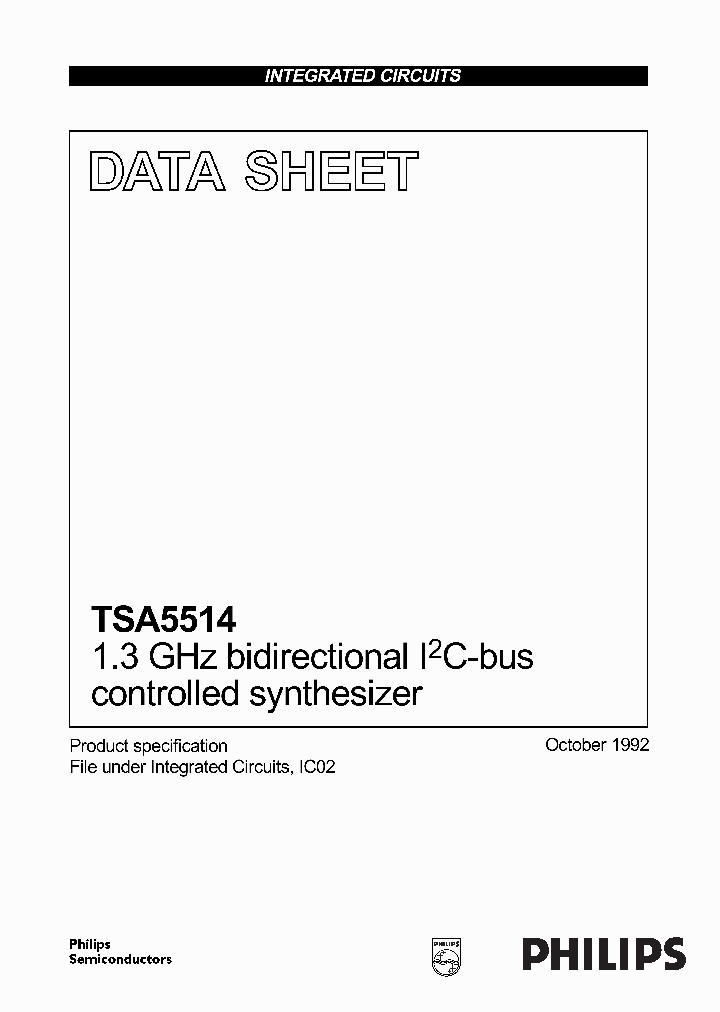 TSA5514_2753799.PDF Datasheet