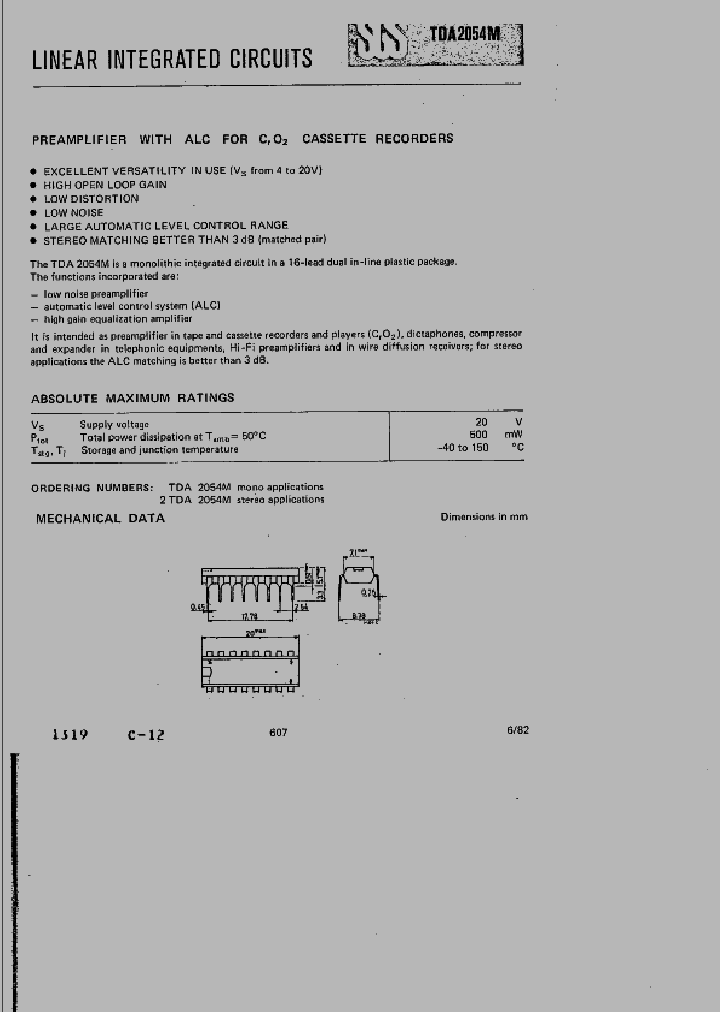 TDA2054M_2754421.PDF Datasheet