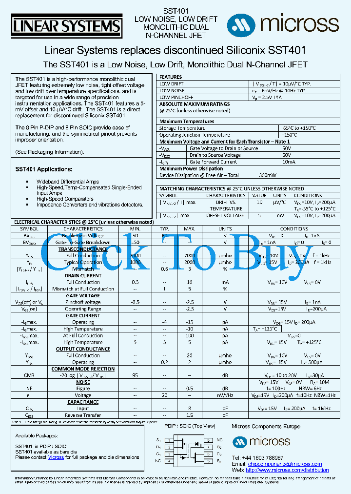 SST401PDIP_2755191.PDF Datasheet