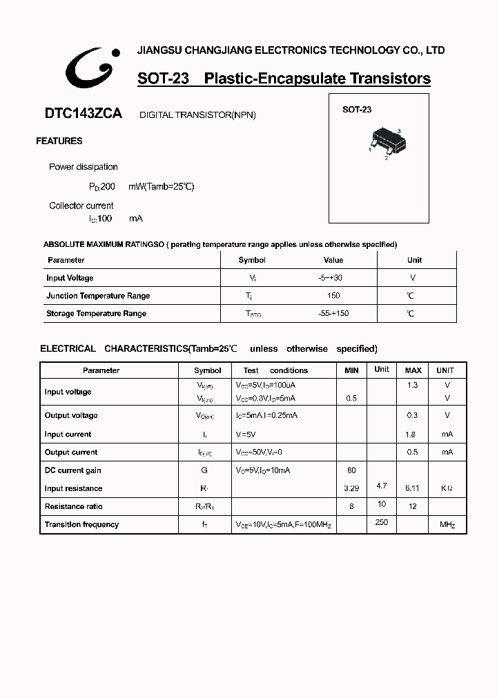 DTC143ZCA-SOT-23_2761552.PDF Datasheet