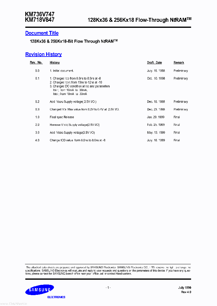 KM718V847_2779173.PDF Datasheet