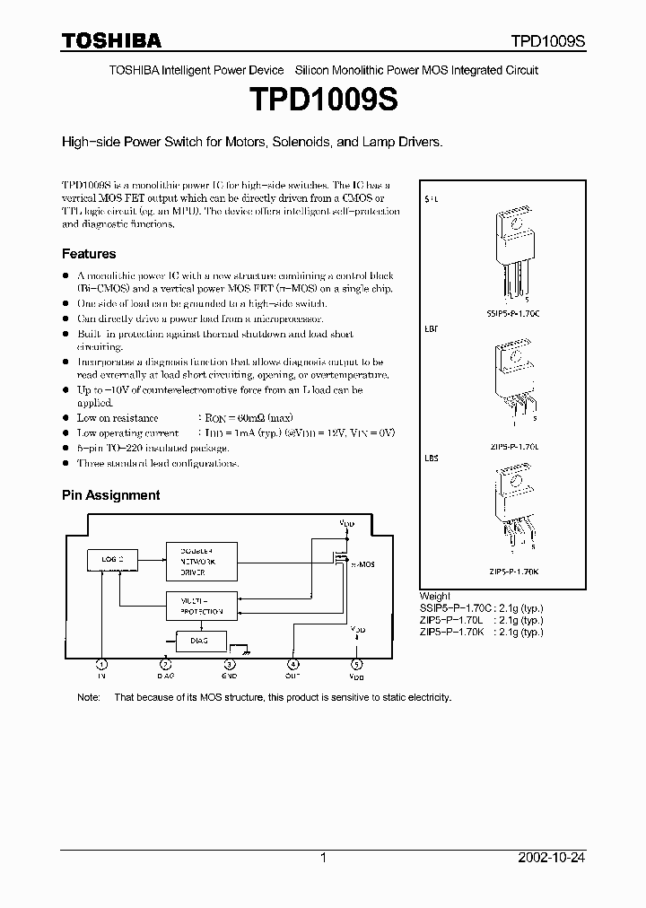 TPD1009S_2780559.PDF Datasheet