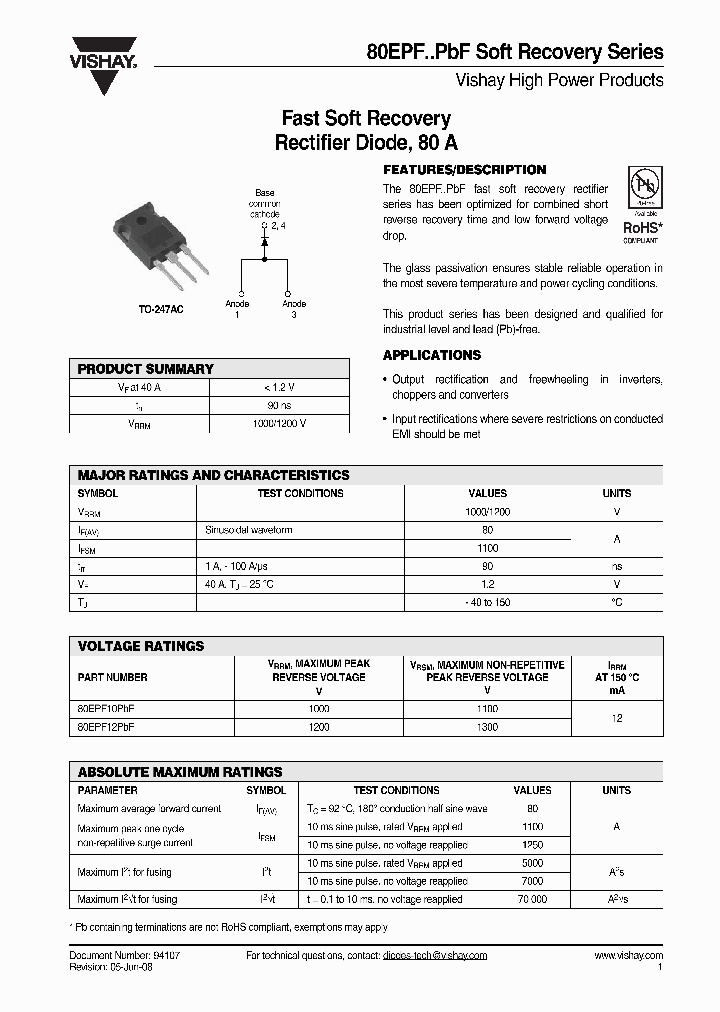 80EPF10PBF_2783235.PDF Datasheet