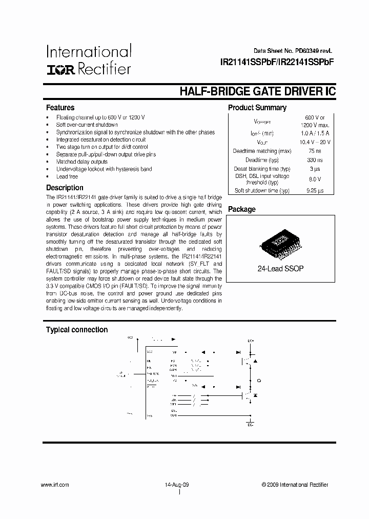 IR21141SSPBF09_2783274.PDF Datasheet