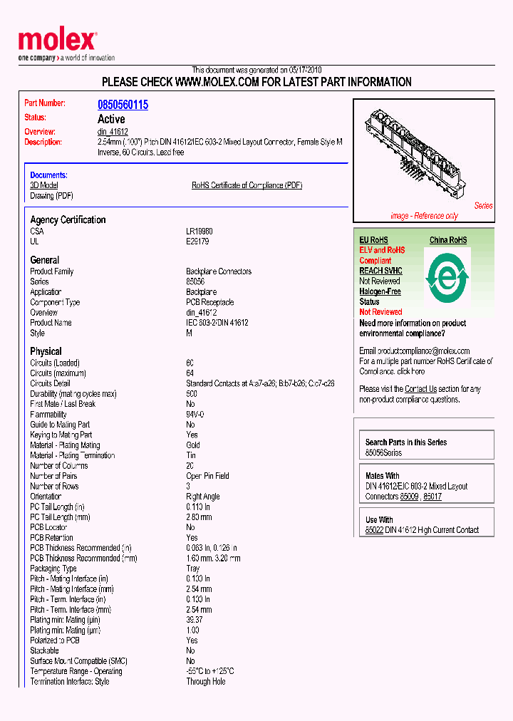 85056-0115_2804944.PDF Datasheet