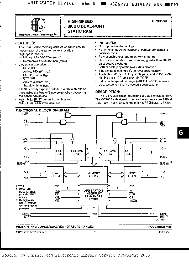 IDT7005L45J_2850574.PDF Datasheet