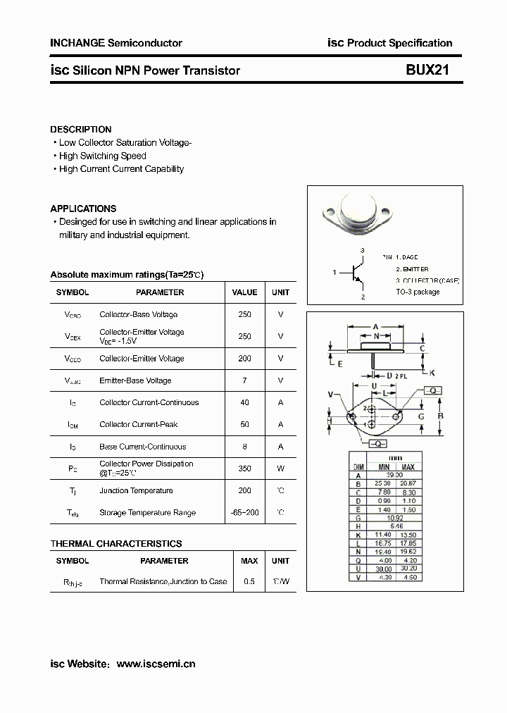 BUX21_2854963.PDF Datasheet