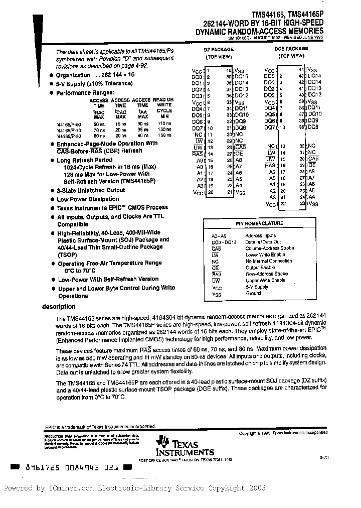 TMS44165L-80DGE_2859410.PDF Datasheet