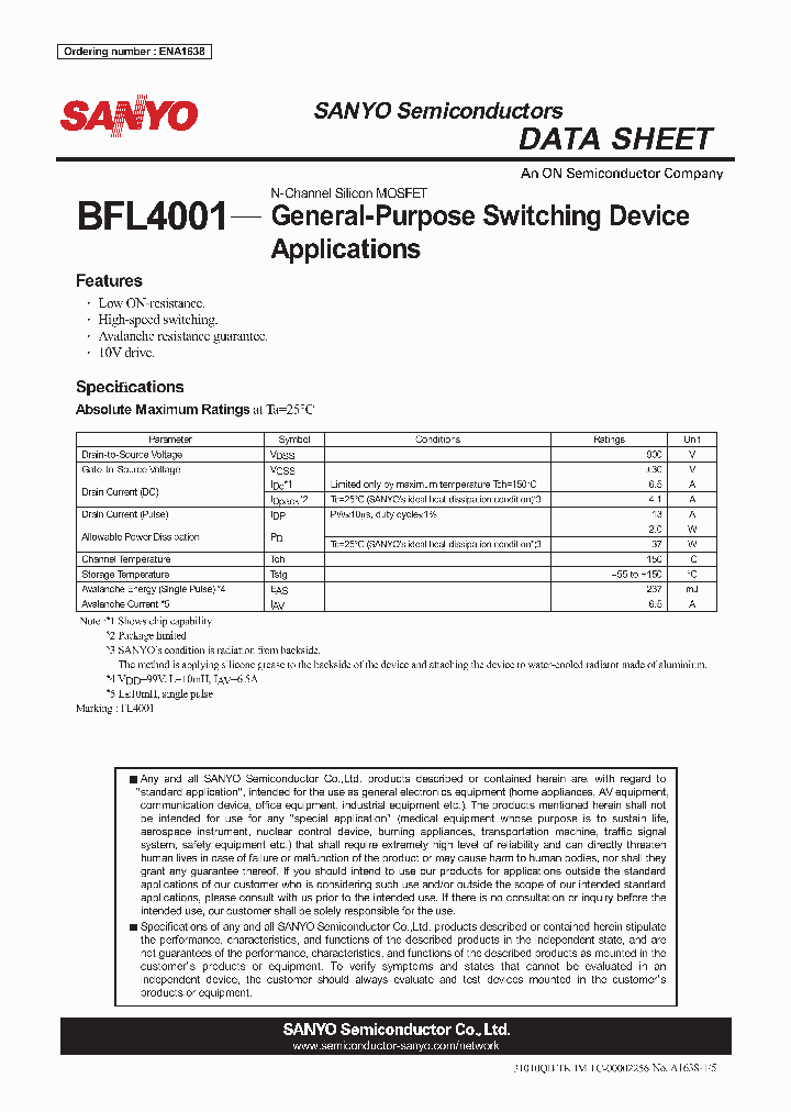 BFL4001_2873532.PDF Datasheet