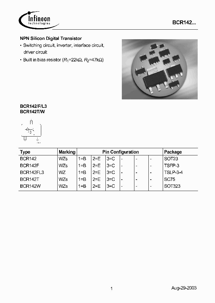 BCR142L3_2875227.PDF Datasheet
