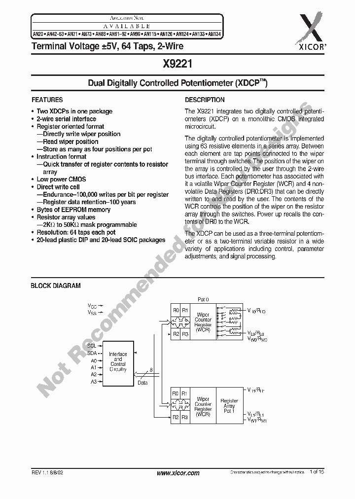 X9221_2878027.PDF Datasheet