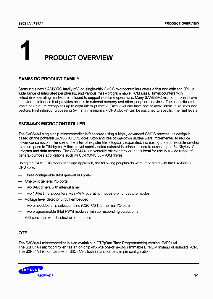 S3C84A4_2882481.PDF Datasheet