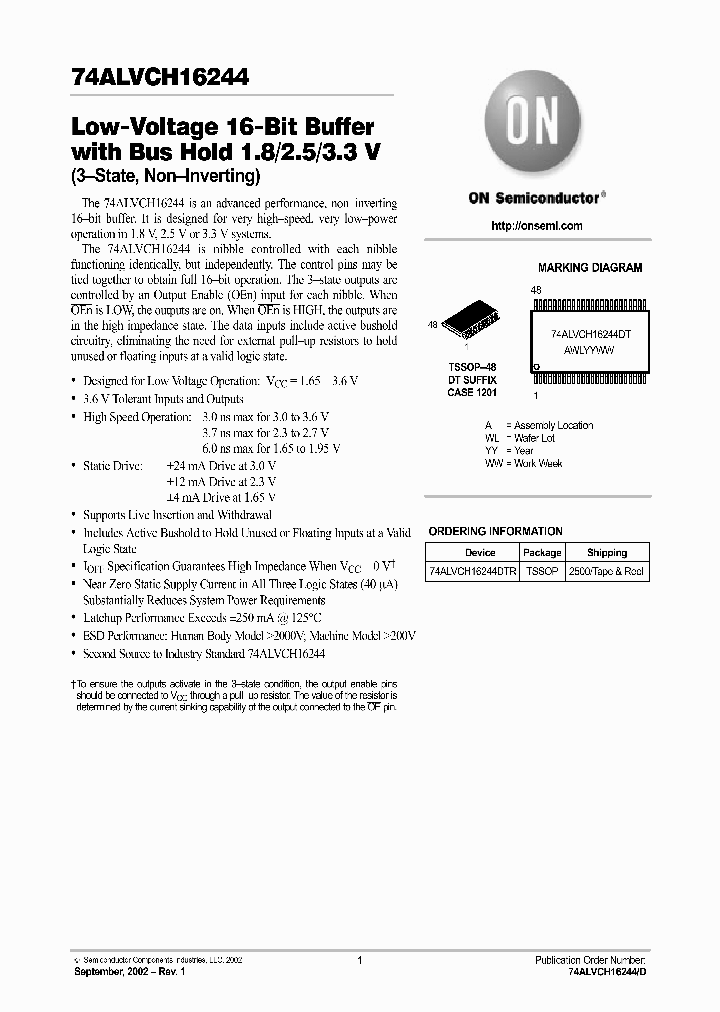 74ALVCH16244D_2885960.PDF Datasheet