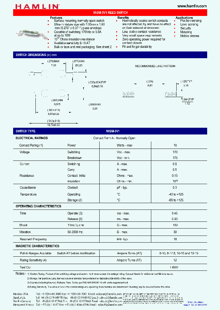 MISM-3V1_2897373.PDF Datasheet