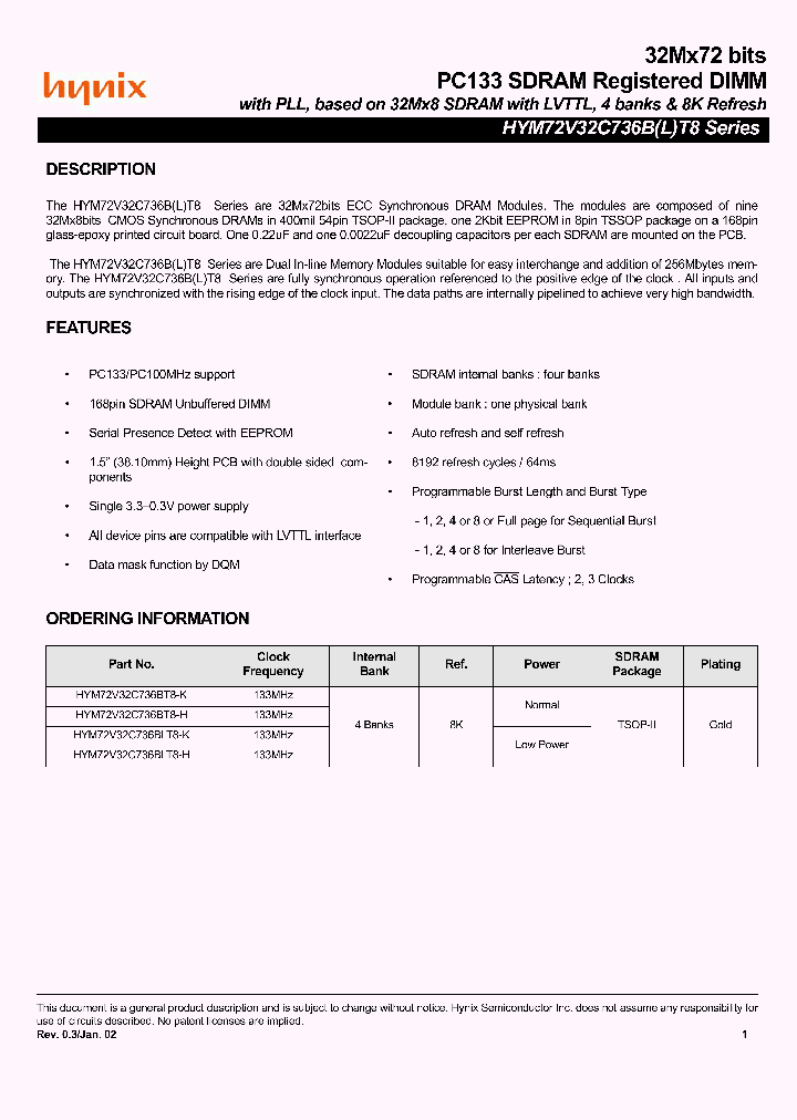 HYM72V32C736BLT8-K_2905837.PDF Datasheet