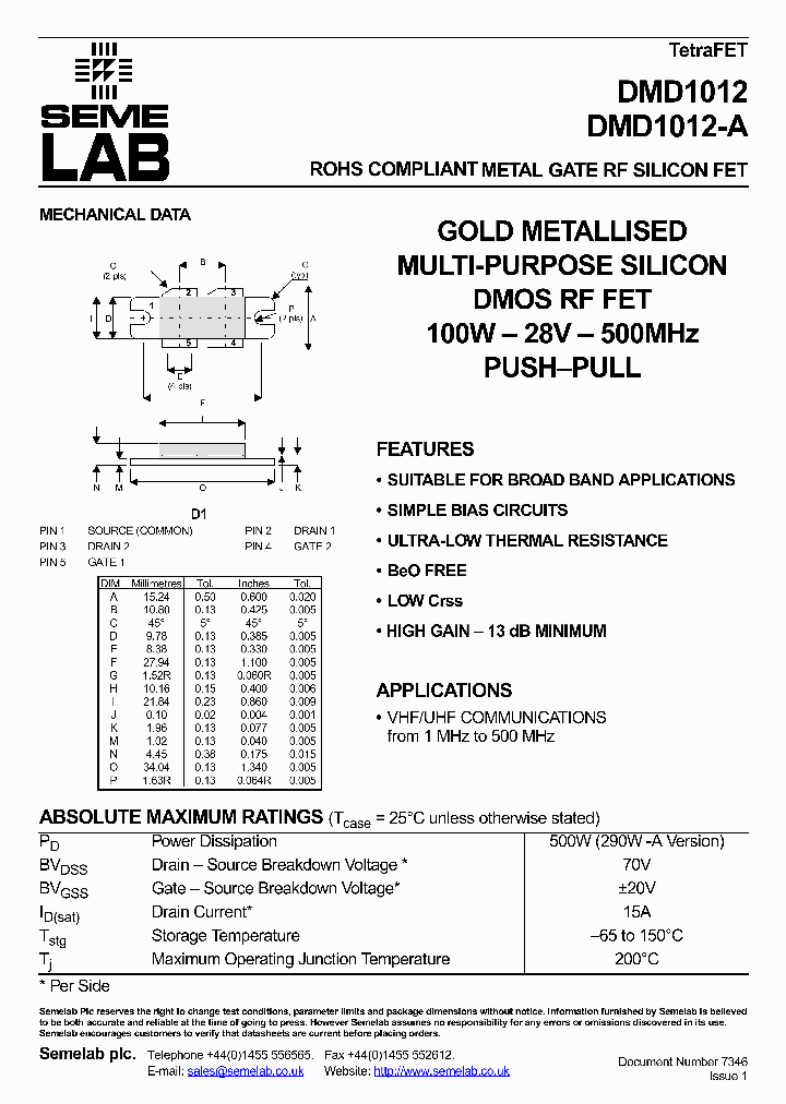 DMD1012_2916215.PDF Datasheet