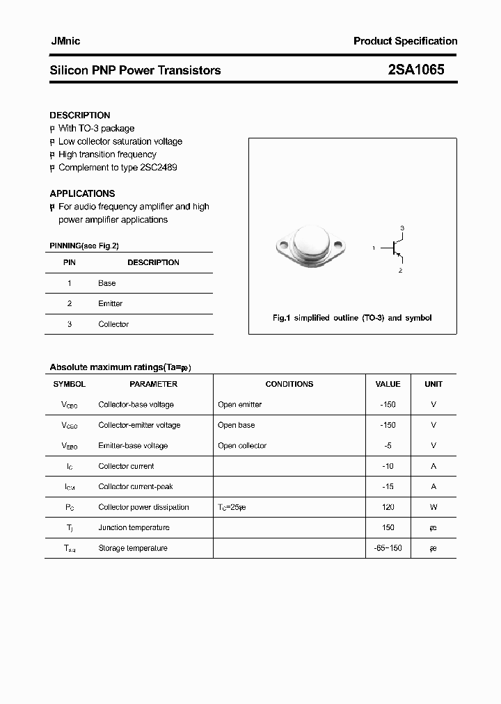 2SA1065_2918955.PDF Datasheet