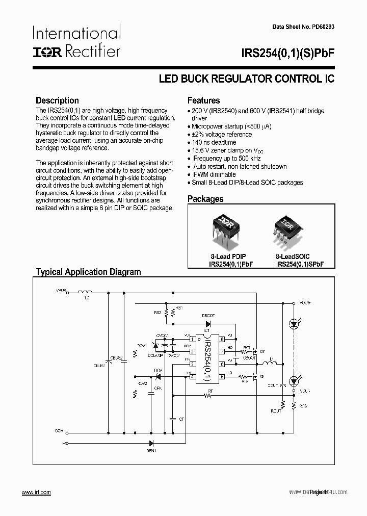 IRS2540PBF_2929623.PDF Datasheet