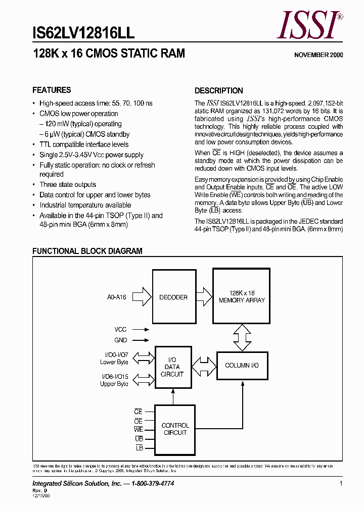 IS62LV1216LL_2931455.PDF Datasheet