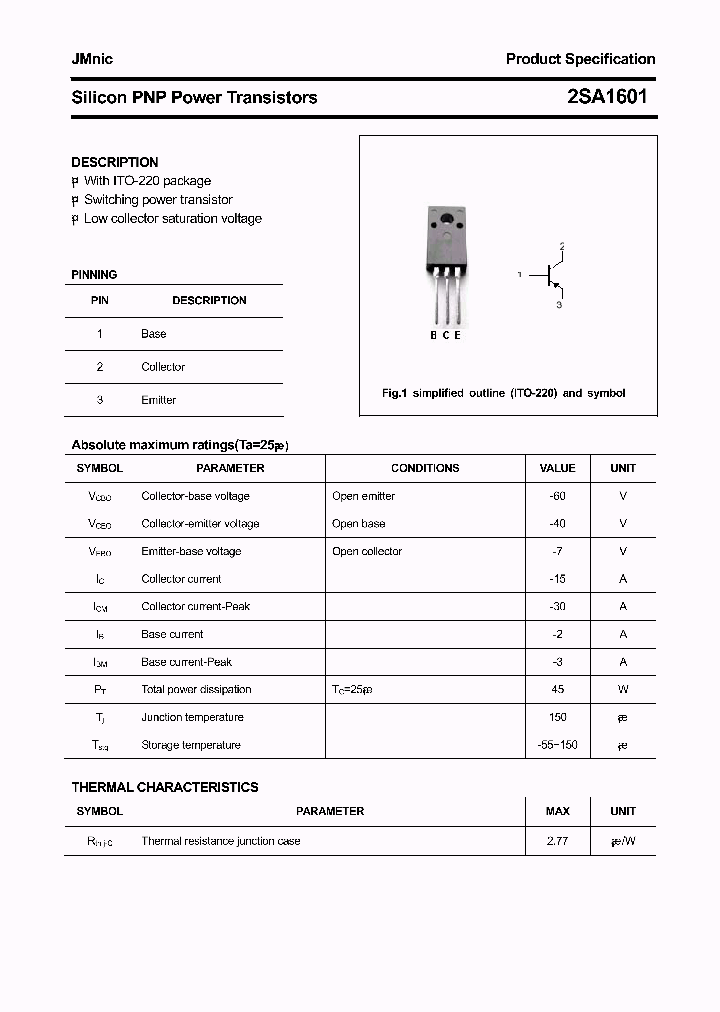 2SA1601_2932521.PDF Datasheet