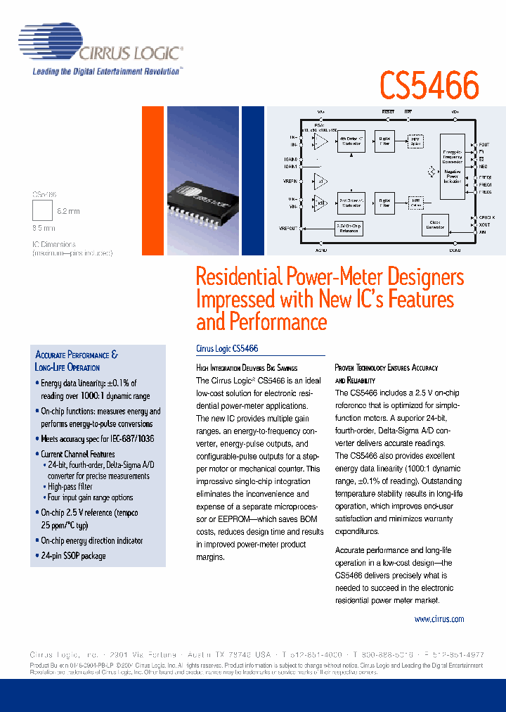 CS5466_2943624.PDF Datasheet