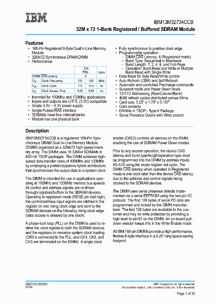 IBM13M32734CCB_2944349.PDF Datasheet