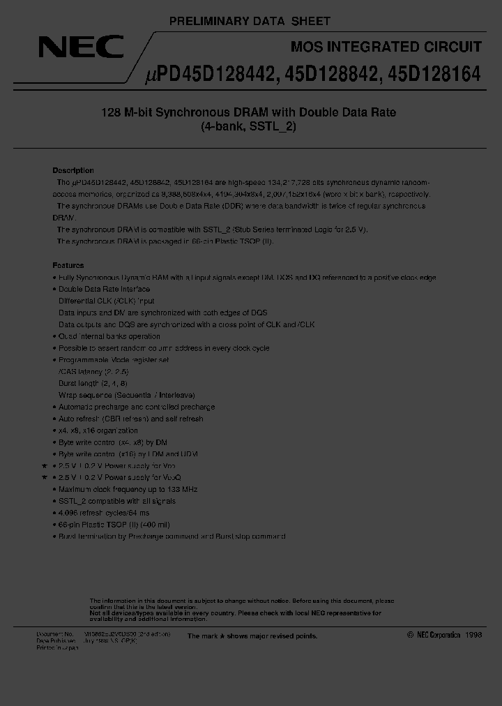 UPD45D128164G5-C80-9LG_2947004.PDF Datasheet