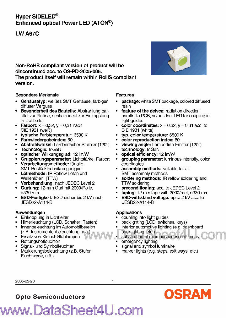 LWA67C_2950608.PDF Datasheet