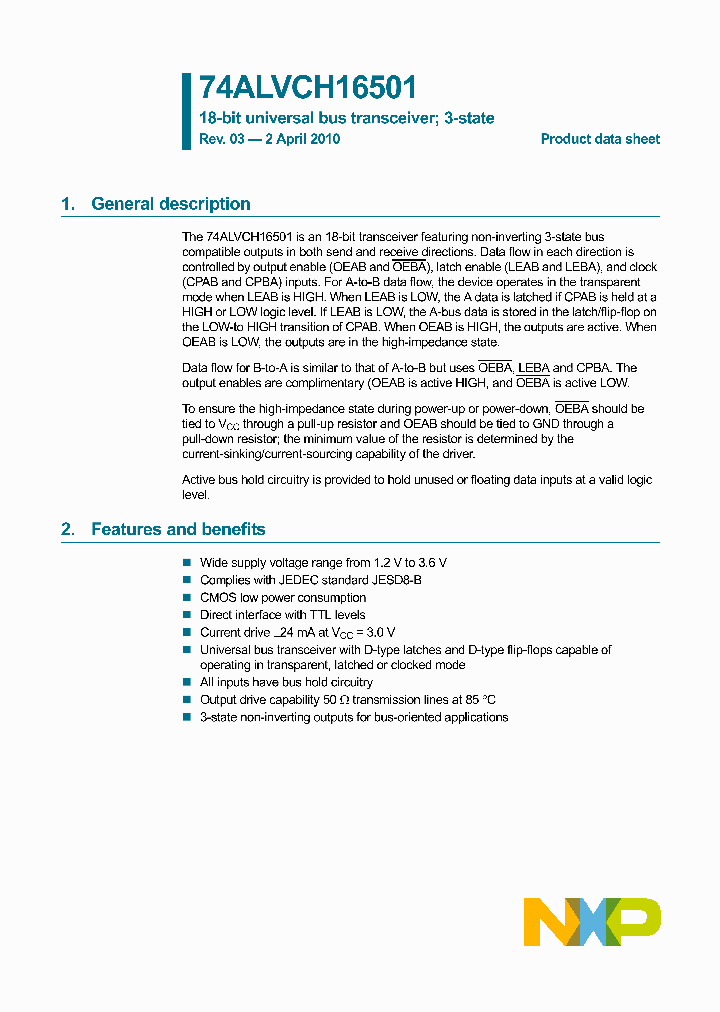 74ALVCH16501DGG_2953750.PDF Datasheet