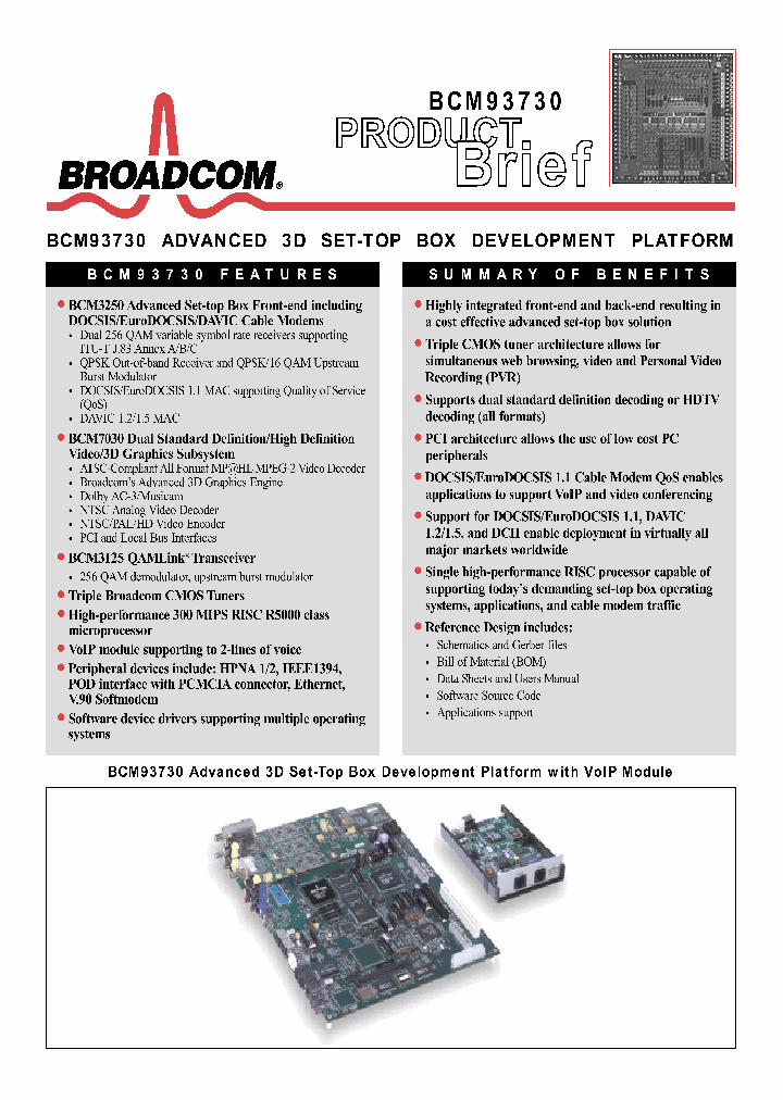 BCM93730_2967369.PDF Datasheet