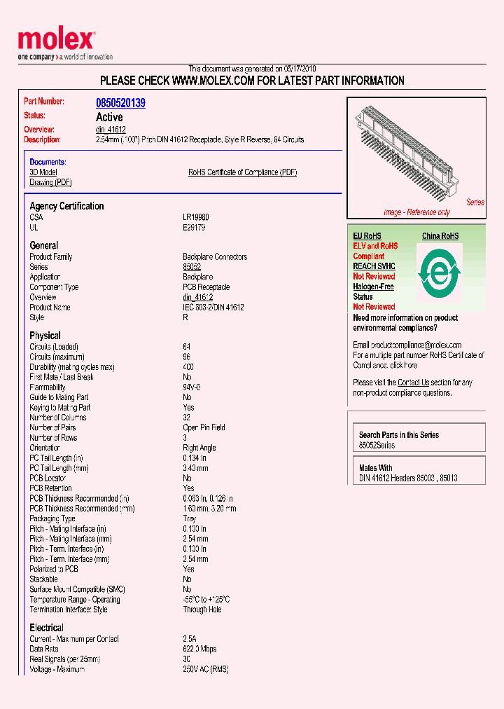 85052-0139_2973561.PDF Datasheet