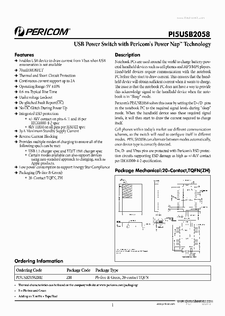 PI5USB2058_2991096.PDF Datasheet