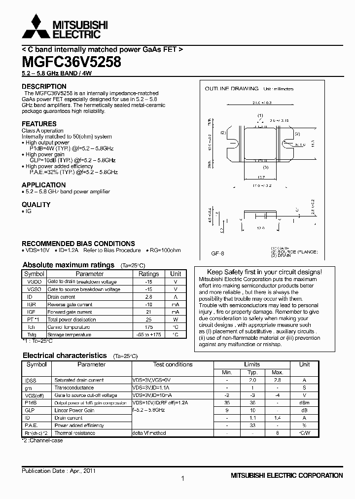 MGFC36V5258_3003107.PDF Datasheet