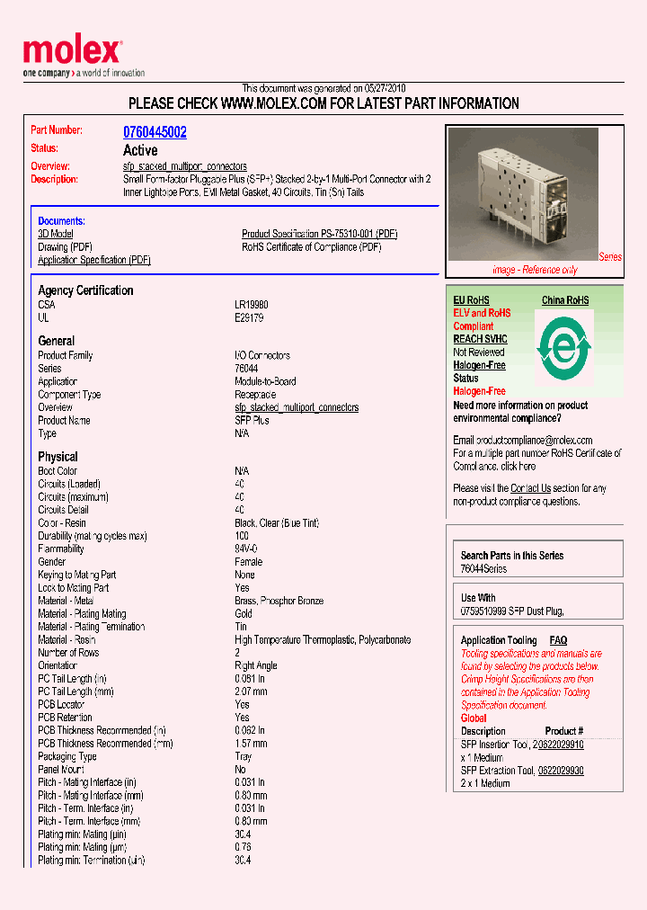 760445002_3012320.PDF Datasheet