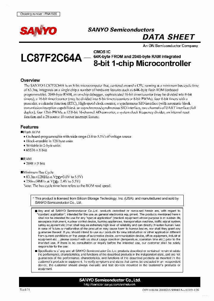 LC87F2C64A_3013147.PDF Datasheet