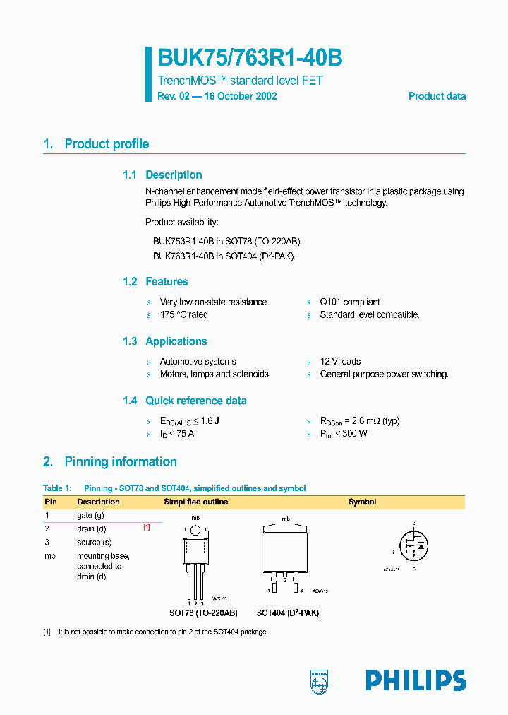 BUK753R1-40B_3028251.PDF Datasheet