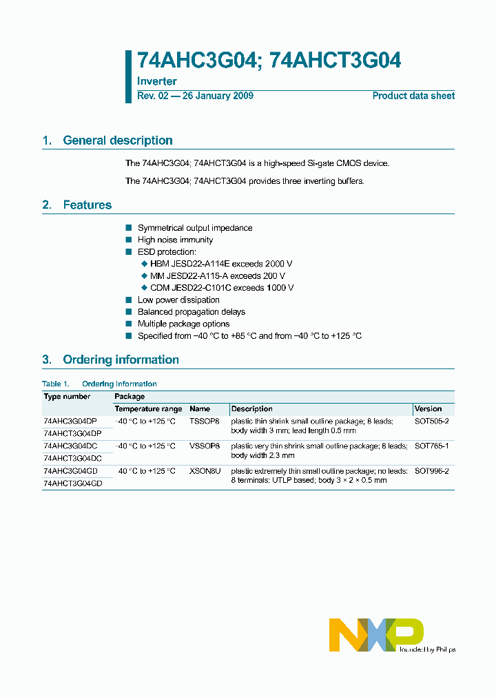 74AHCT3G04GD_3027538.PDF Datasheet