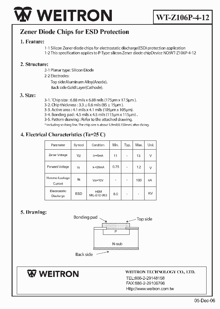 WT-Z106P-4-12_3029757.PDF Datasheet