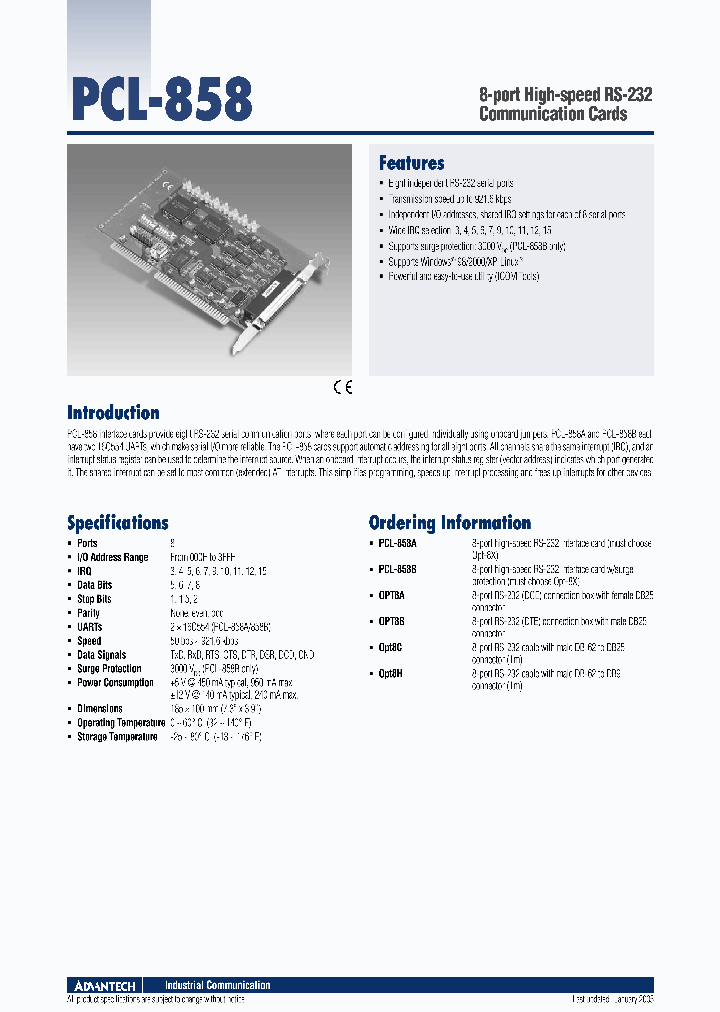 PCL-858_3030094.PDF Datasheet