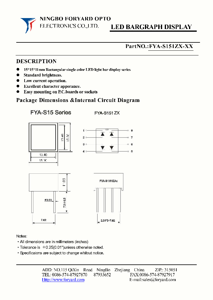 FYA-S151ZX_3051129.PDF Datasheet