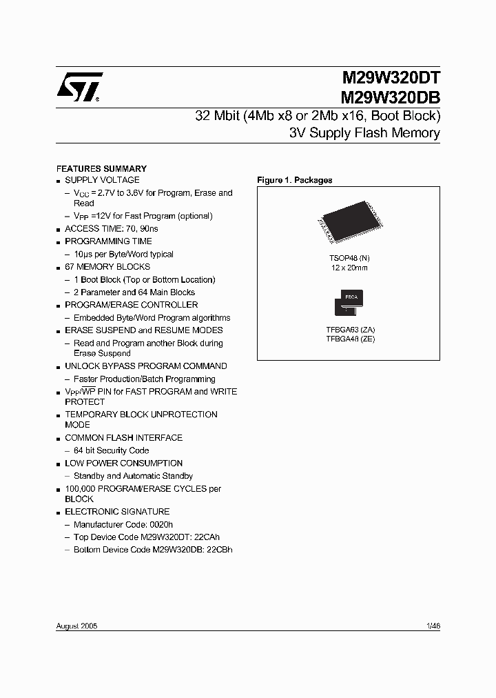 M29W320DT70ZA1E_3053362.PDF Datasheet