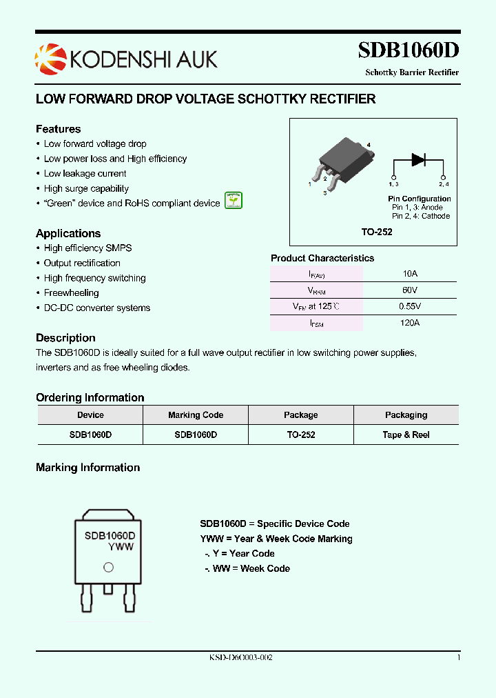 SDB1060D_3053753.PDF Datasheet