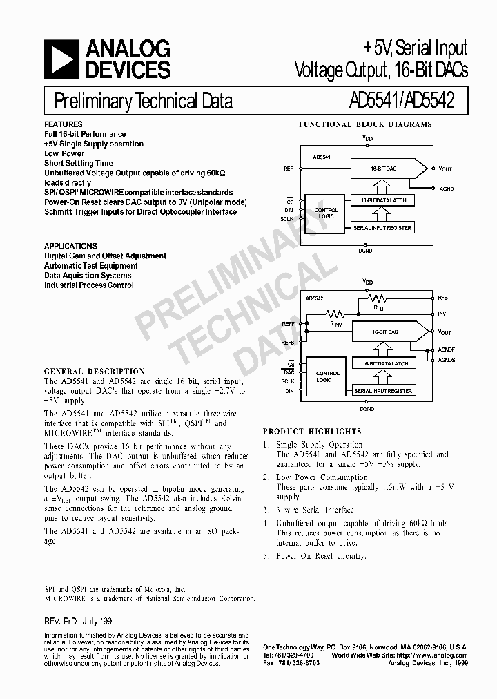 AD5541_3058100.PDF Datasheet