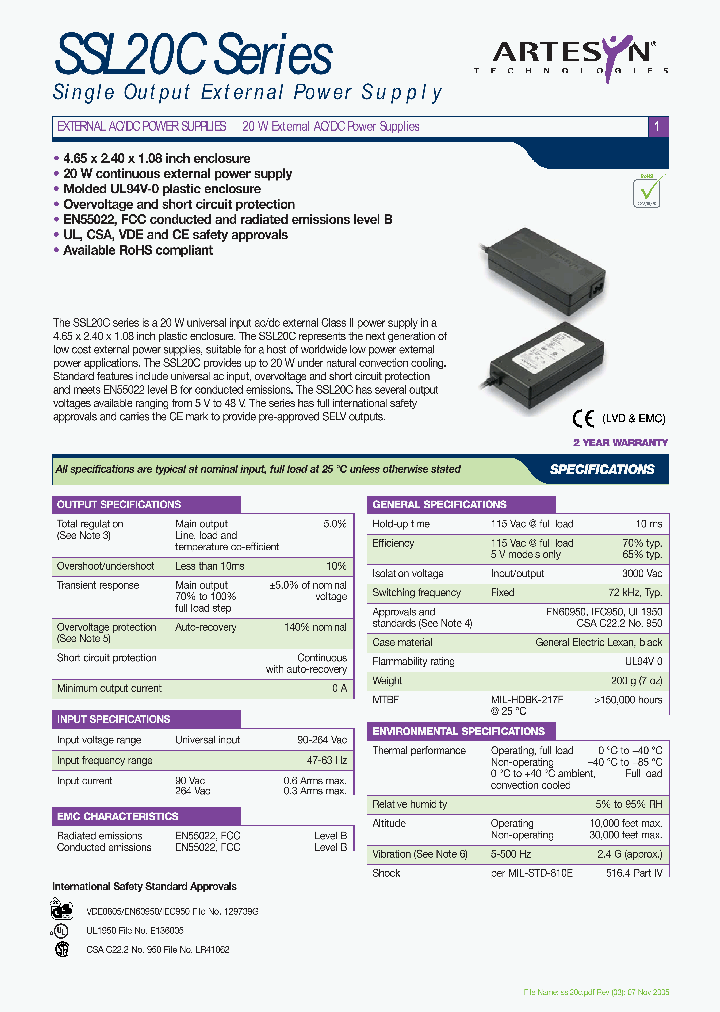 SSL20C-7605J_3064174.PDF Datasheet