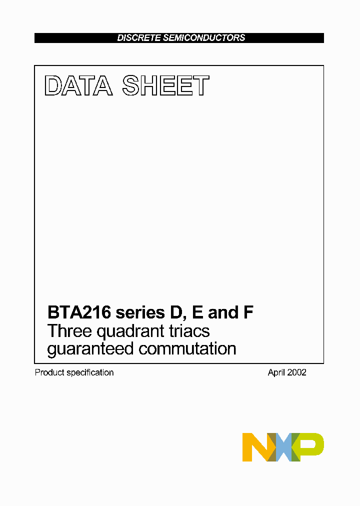 BTA216-600F_3073434.PDF Datasheet