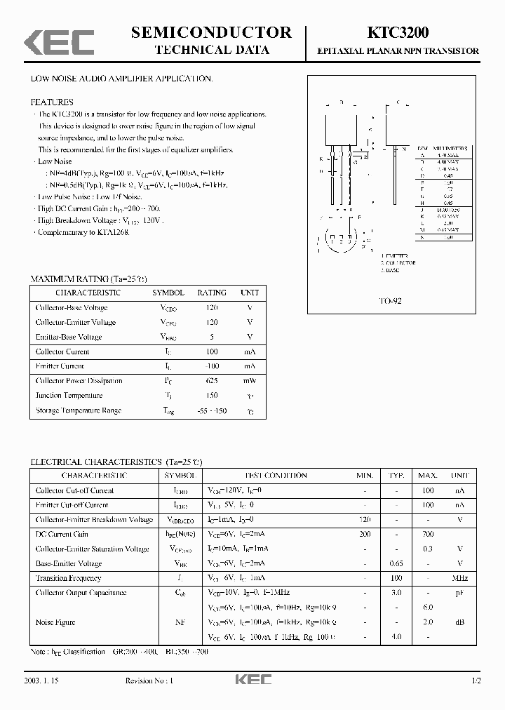 KTC320003_3079424.PDF Datasheet