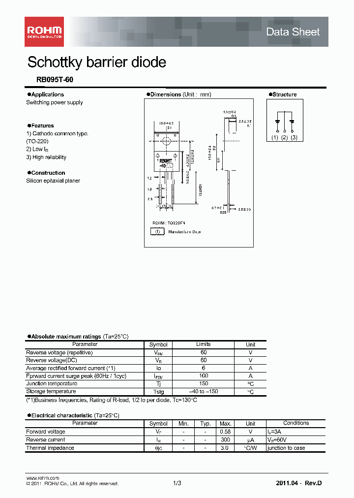 RB095T-6011_3089548.PDF Datasheet